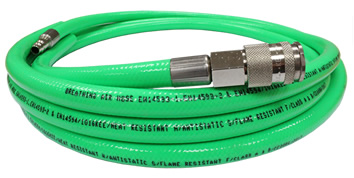 Thermoplastic Breathing Air hose assembly fitted with Kee 074 Series