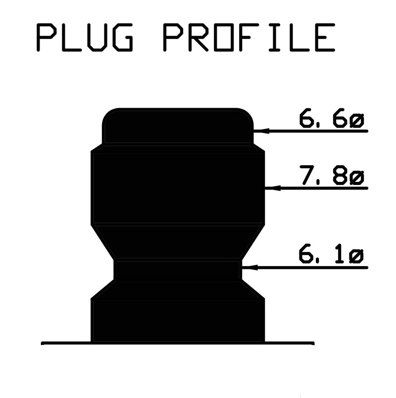 Coupling Plug Profile Diagram