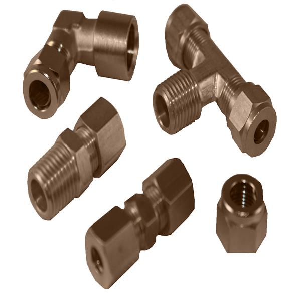 Kee Metric Nickel Plated Compression Fittings
